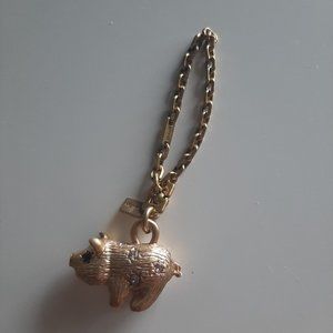 Coach Pig Bag Charm